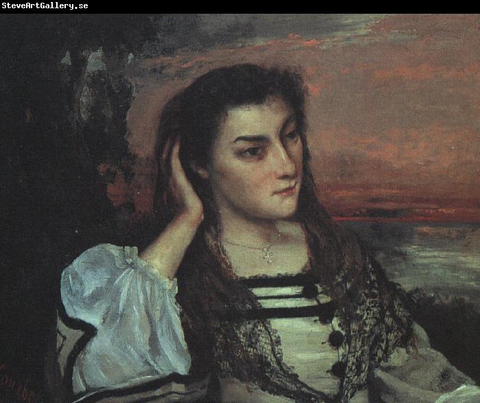 Gustave Courbet Portrait of Gabrielle Borreau